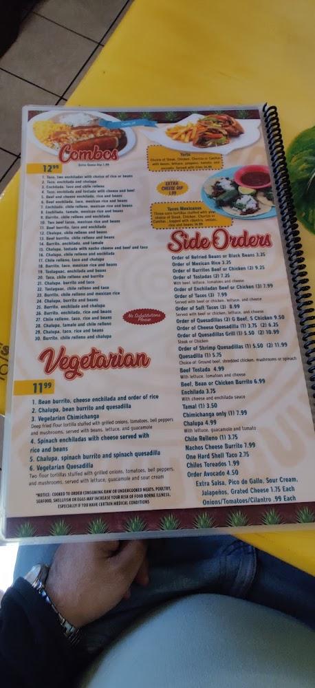 Rey Azteca Mexican Restaurant Menu image 3