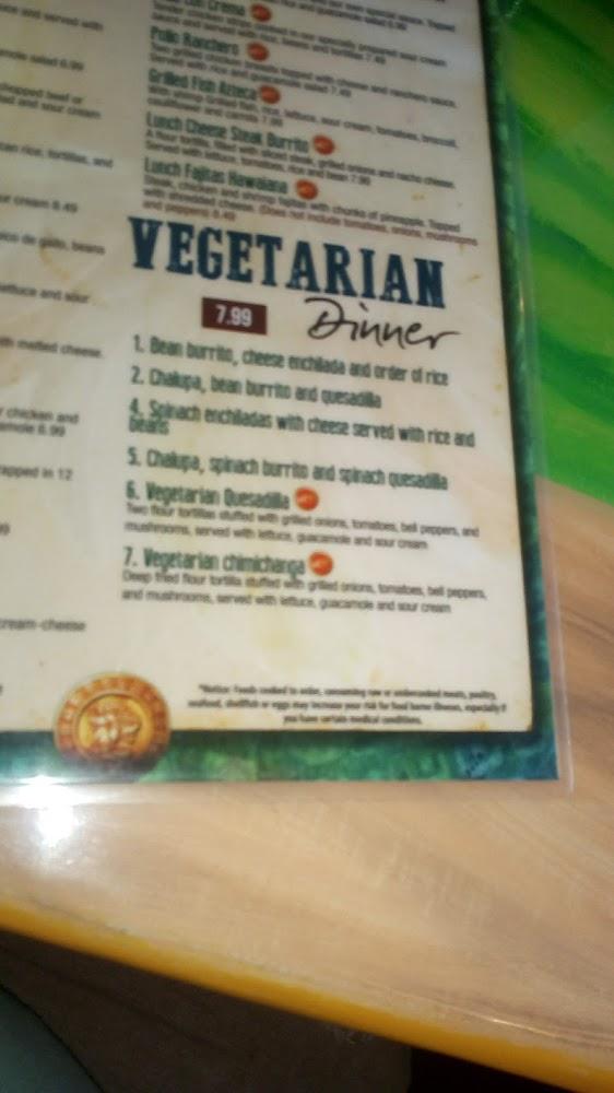 Rey Azteca Mexican Restaurant Menu image 4